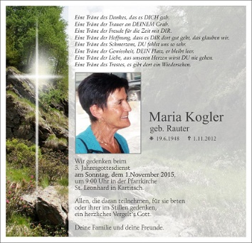 Maria Kogler
